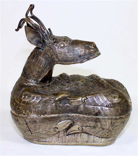 cambodian metal animal boxes|cambodian betel nut box.